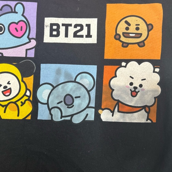 BT21 Black Short Sleeve Tee - Picture 5 of 7